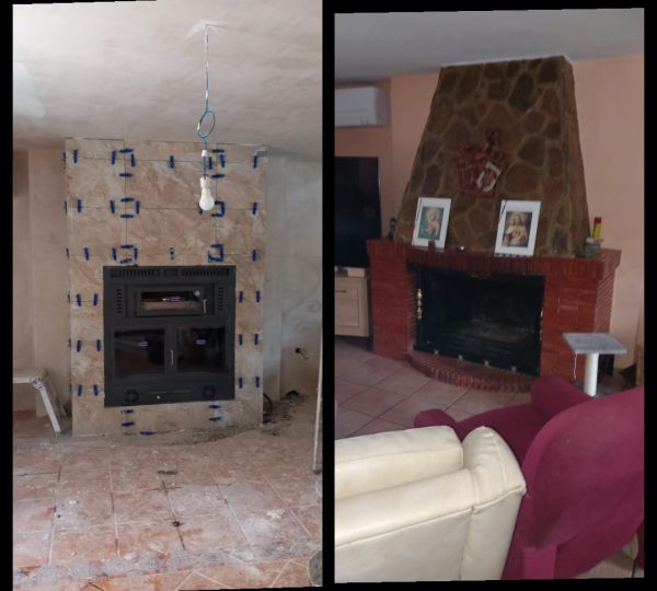 Reforma de chimenea